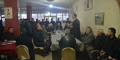 Ak Parti Bulanık Belediye Başkan Adayı Yakup Kaya Güllüova Mahallesi'ni ziyaret etti