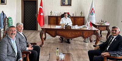 Belde Belediye Başkanları İlçe Kaymakamını Ziyaret Etti