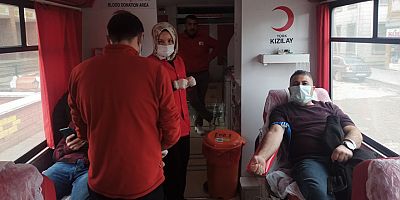  Bulanık'ta kan bağışı kampanyası