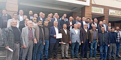 DEM PARTİLİ BULANIK BELEDİYE EŞBAŞKANLARI ARAFAT KARDAĞI VE ARYAN DOĞAN MAZBATALARINI ALDILAR
