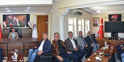GAZETECİLER YENİ SEÇİLEN BELEDİYE BAŞKANLARINI ZİYARET ETTİ